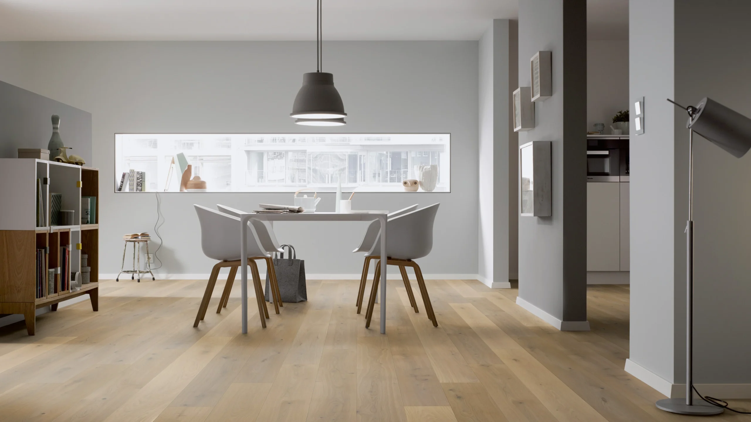 Oak soft grey plank