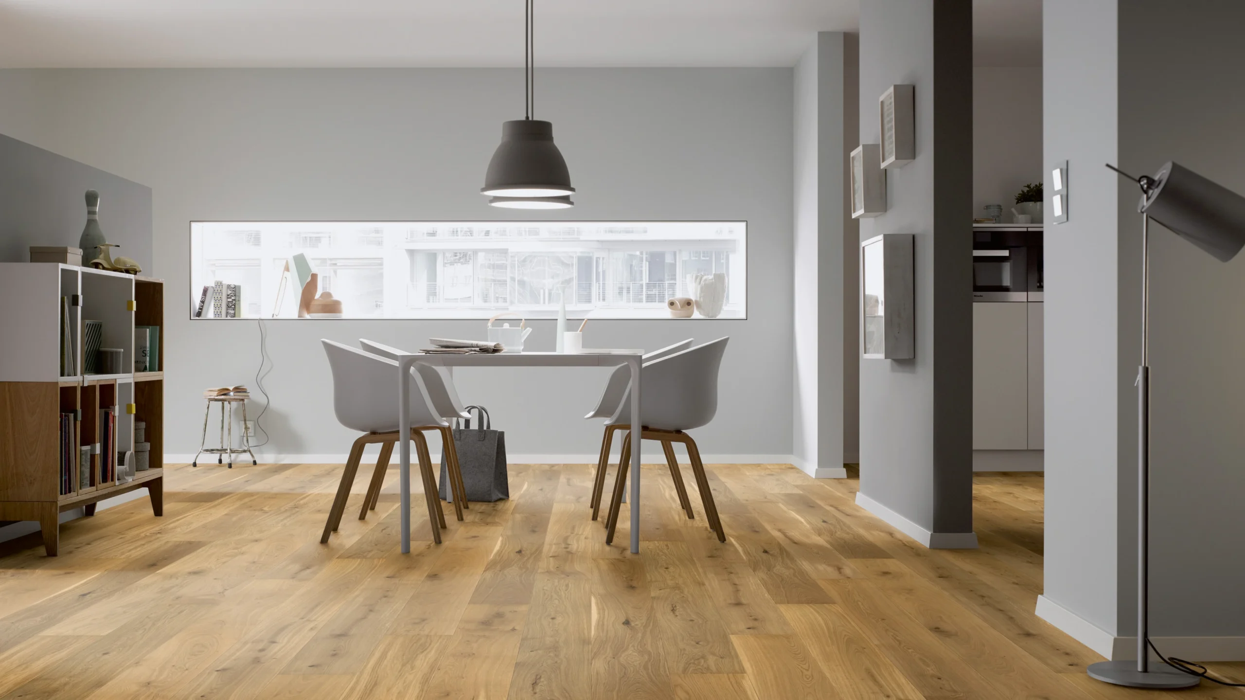 Oak plank, 2390 x 200 x 13 mm