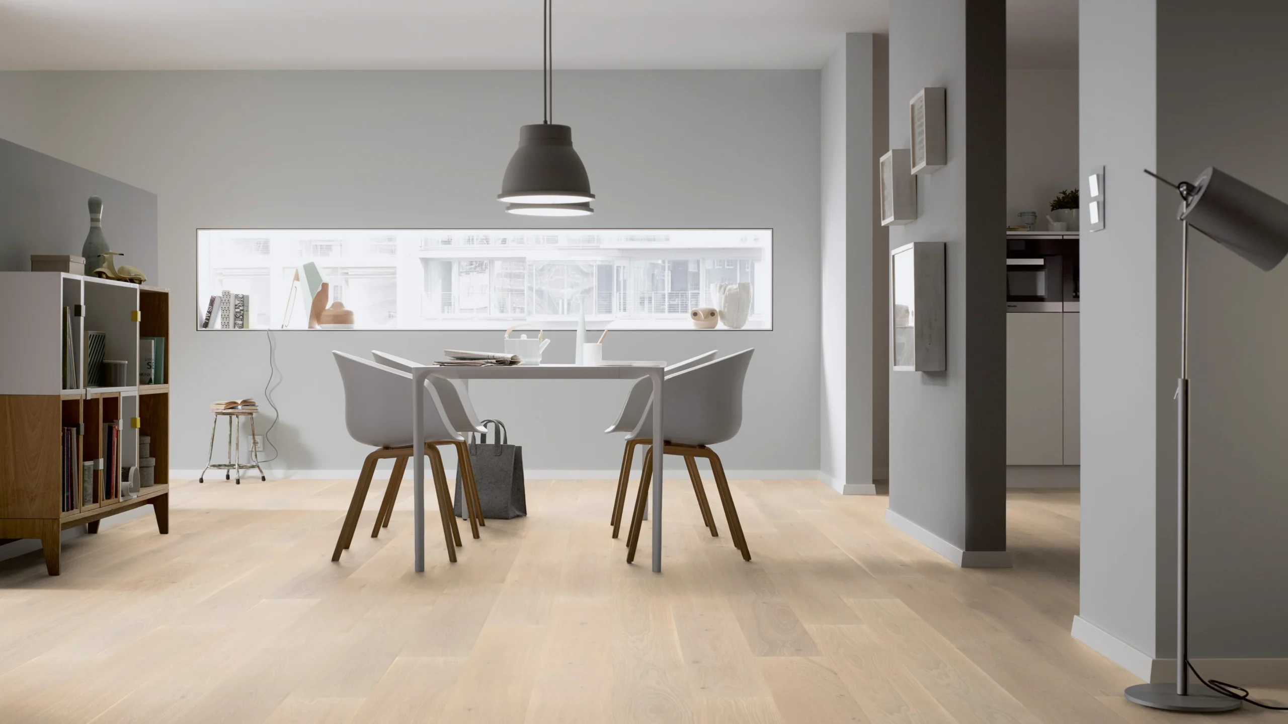 Oak old white plank