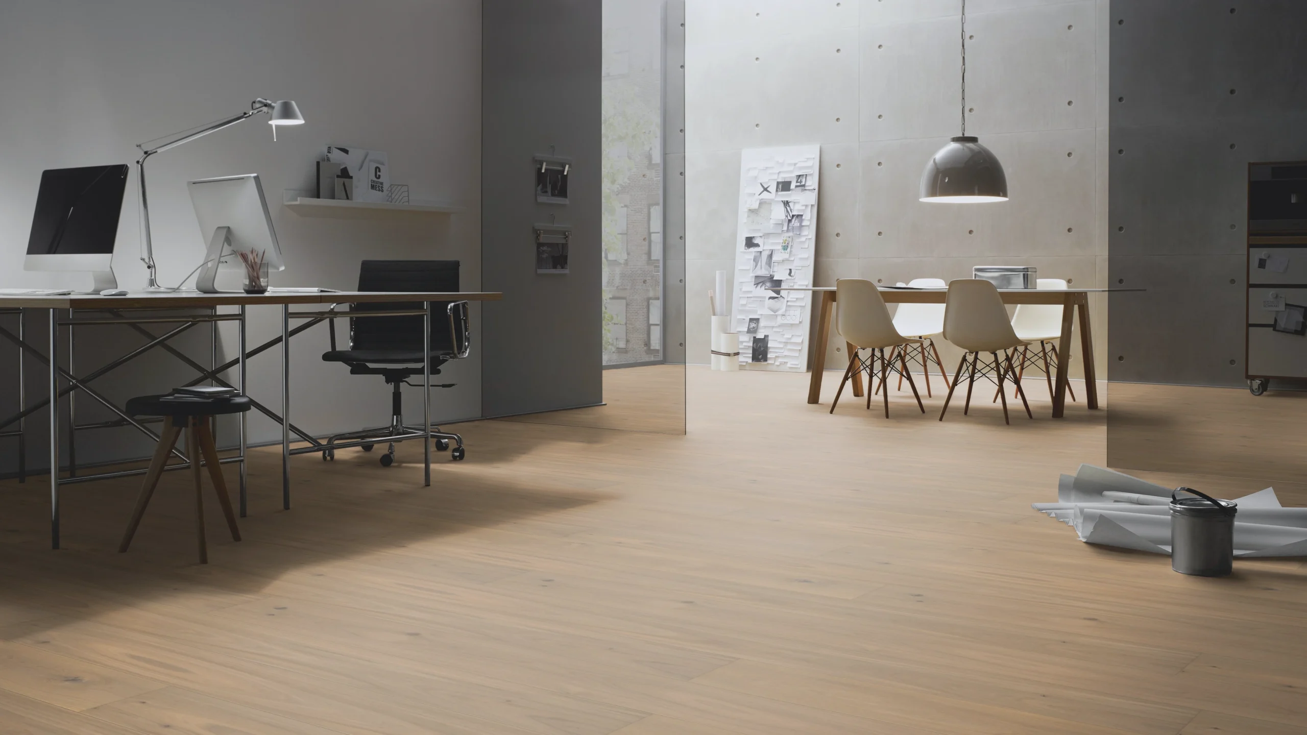 Oak unfinished effect plank