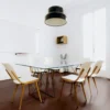 Oak red brown plank