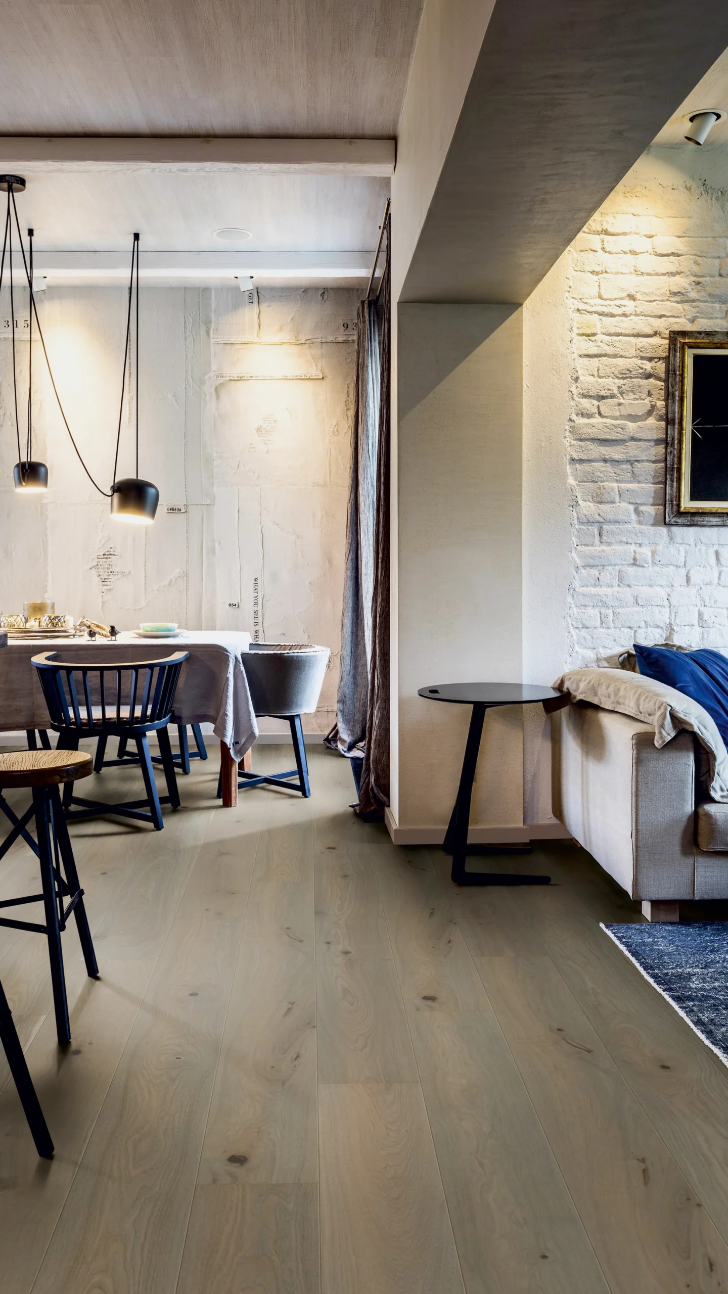 Oak smoke grey plank