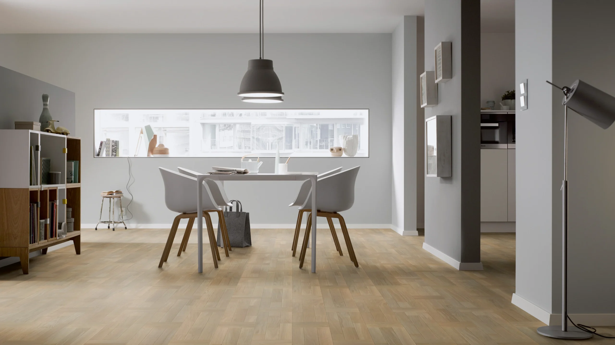 Oak sand brown basket weave