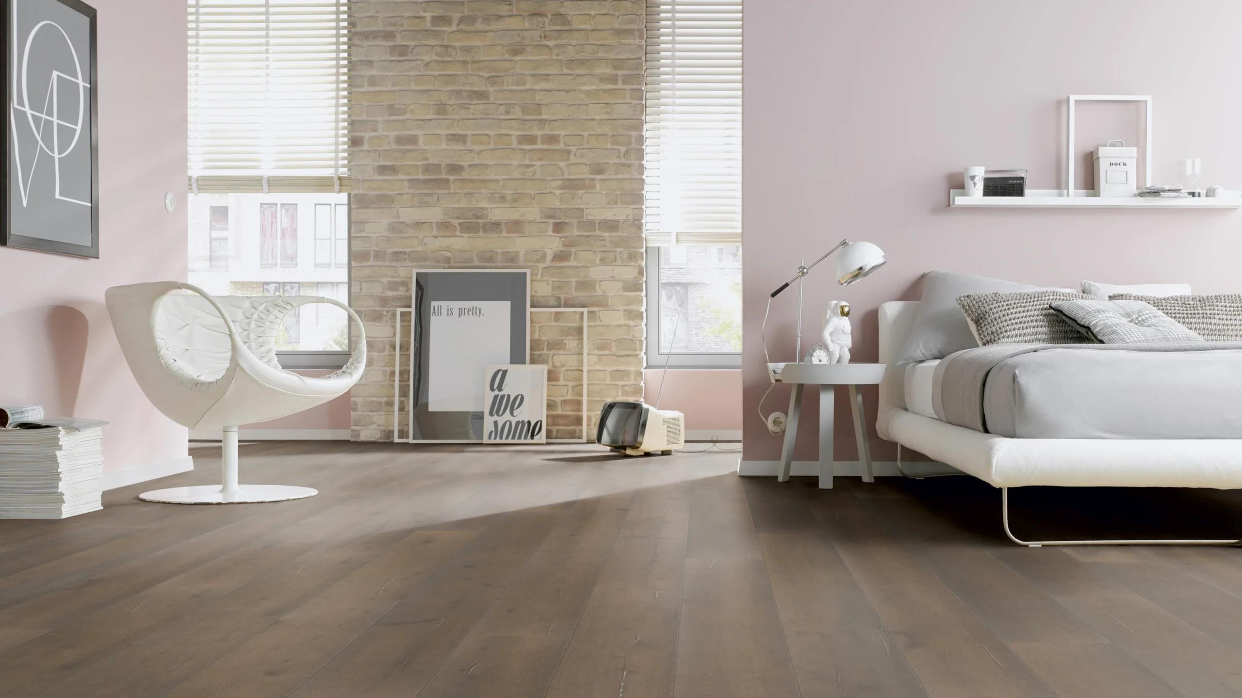 Oak unique mist brown plank
