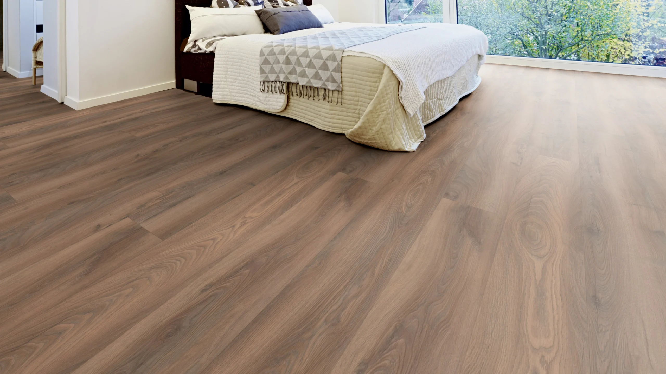 Oak Tea Room long plank