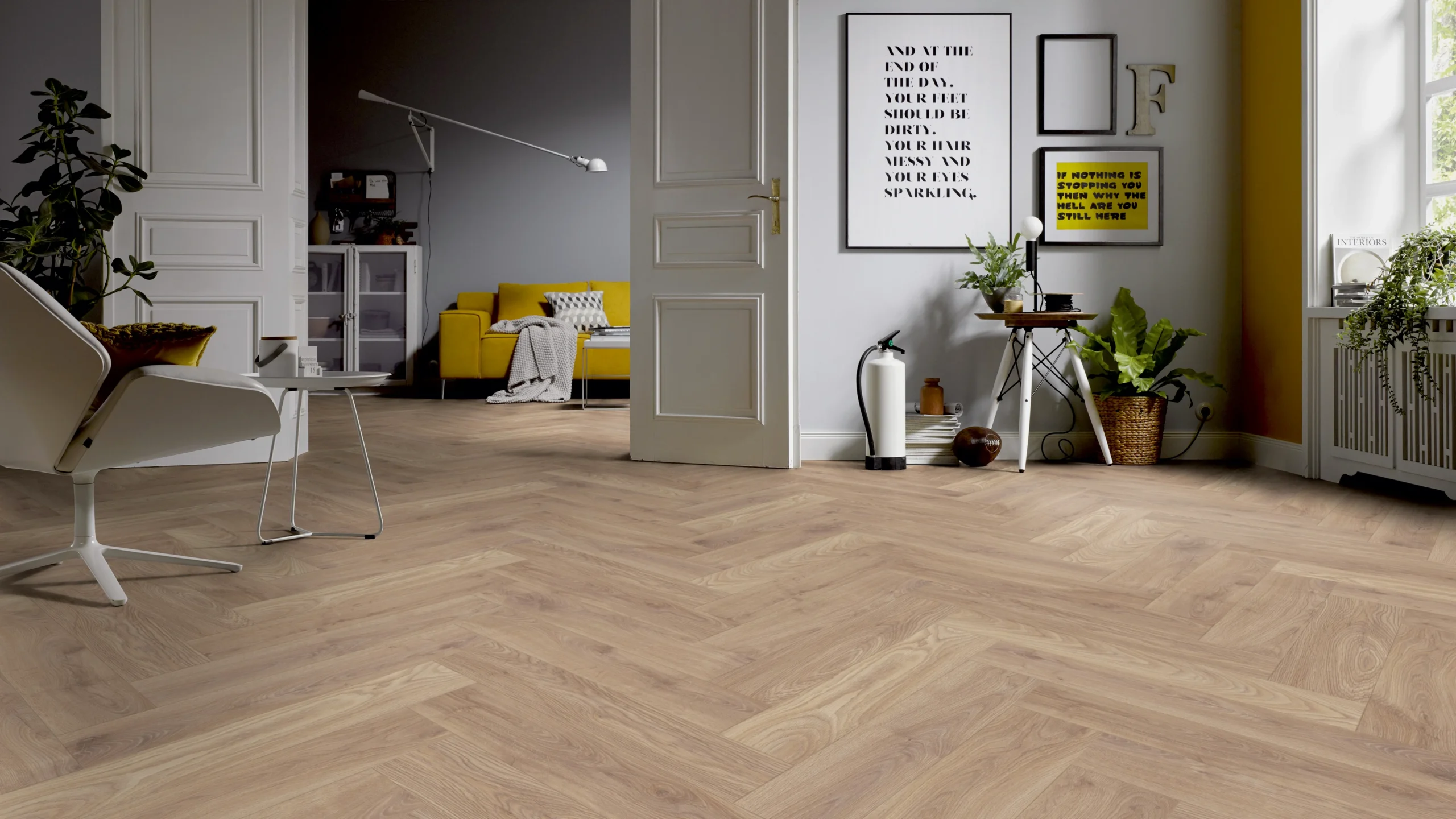 Oak Maisonette herringbone
