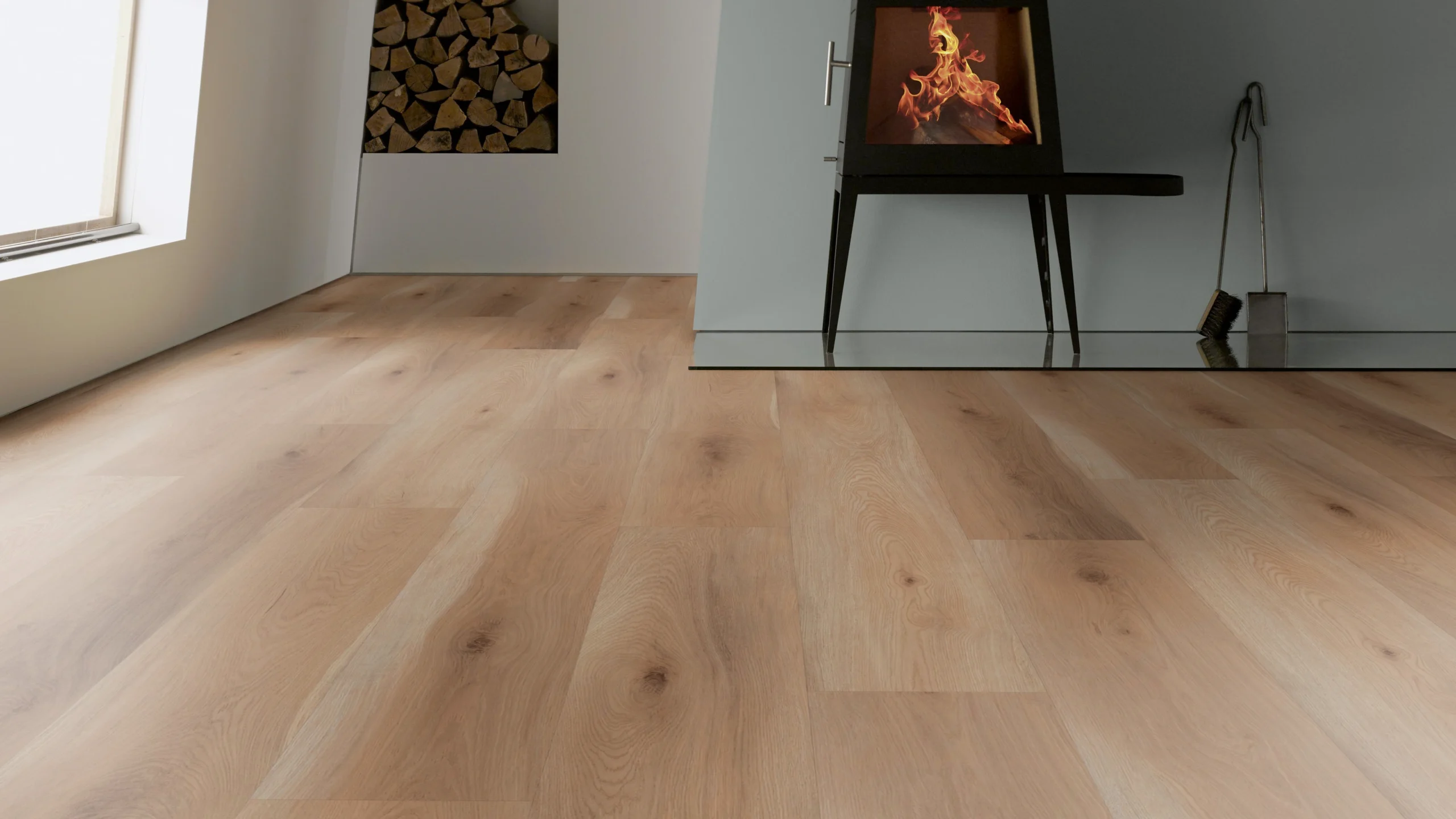Oak Sevilla long plank, 1516.9 x 241.3 x 2.5 mm