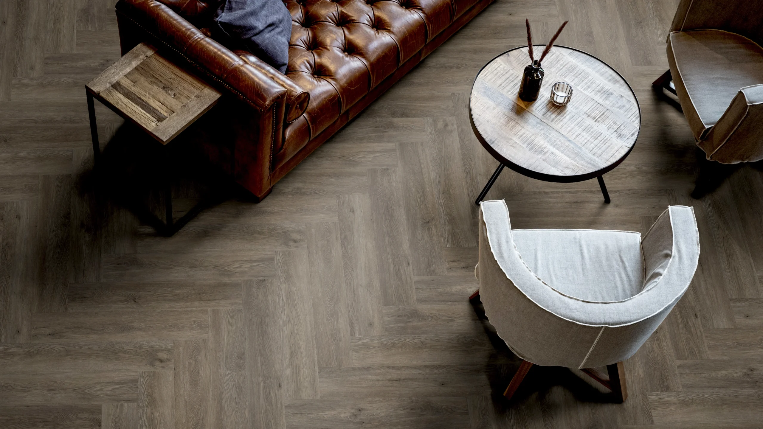 Oak Canberra herringbone, 743 x 145 x 6 mm