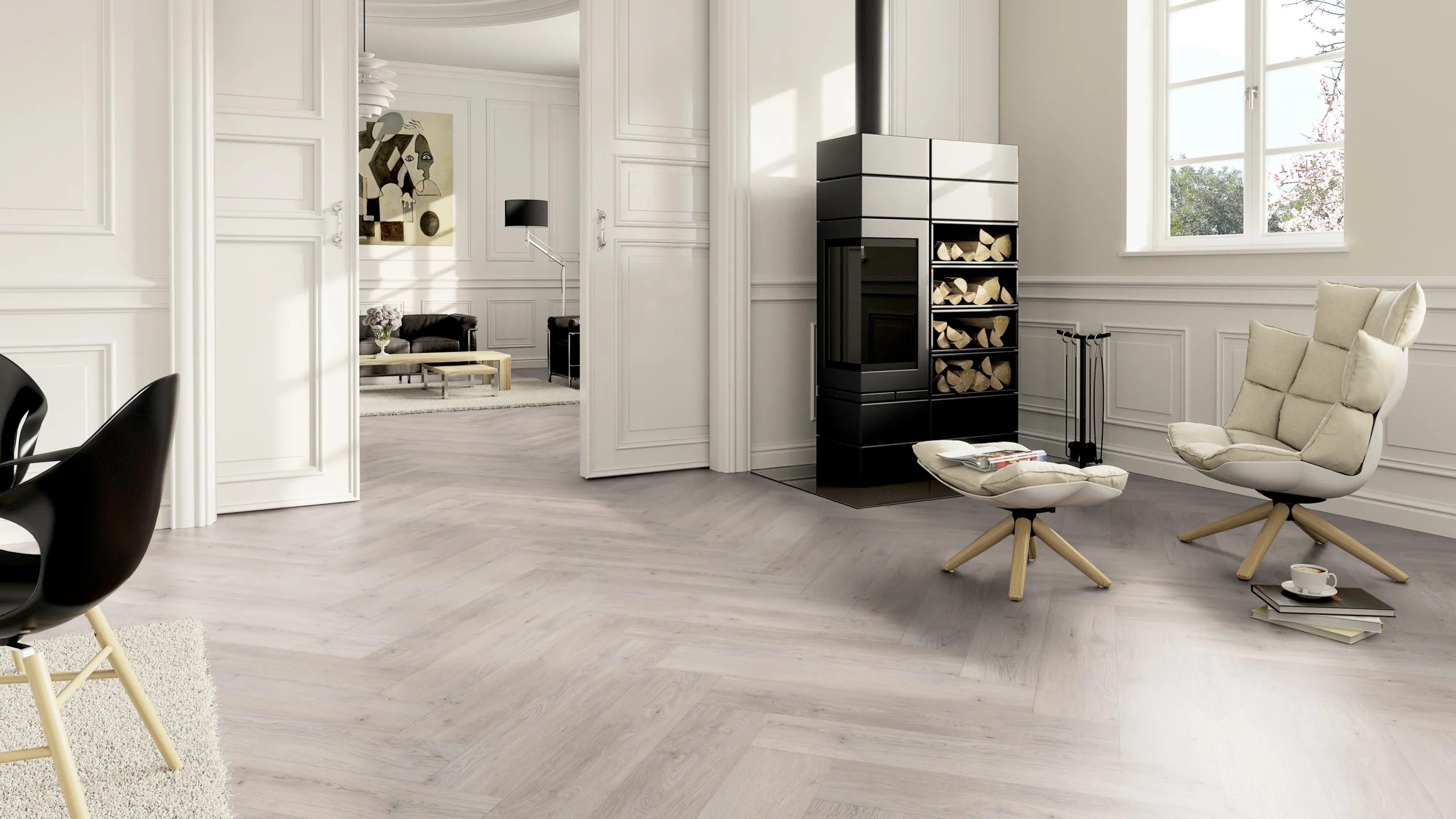 Oak Helsinki herringbone, 749.3 x 149.9 x 2.5 mm