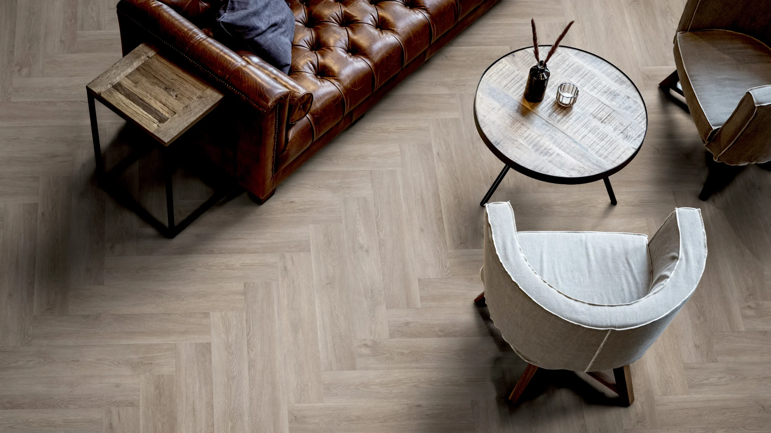 Oak Oslo herringbone, 743 x 145 x 6 mm