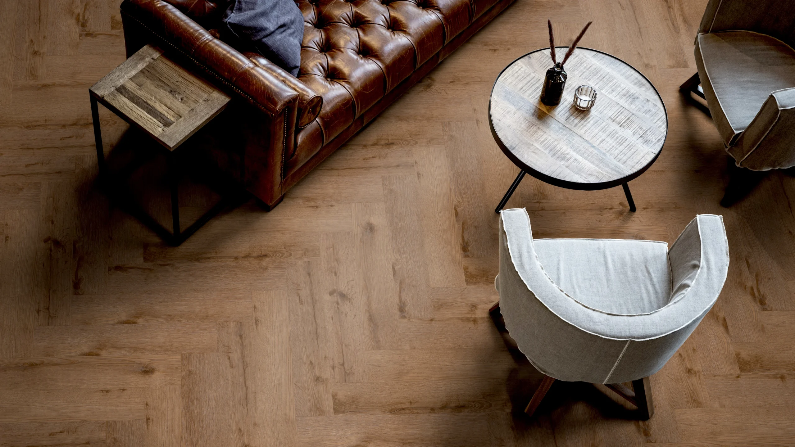 Oak Washington herringbone, 743 x 145 x 6 mm