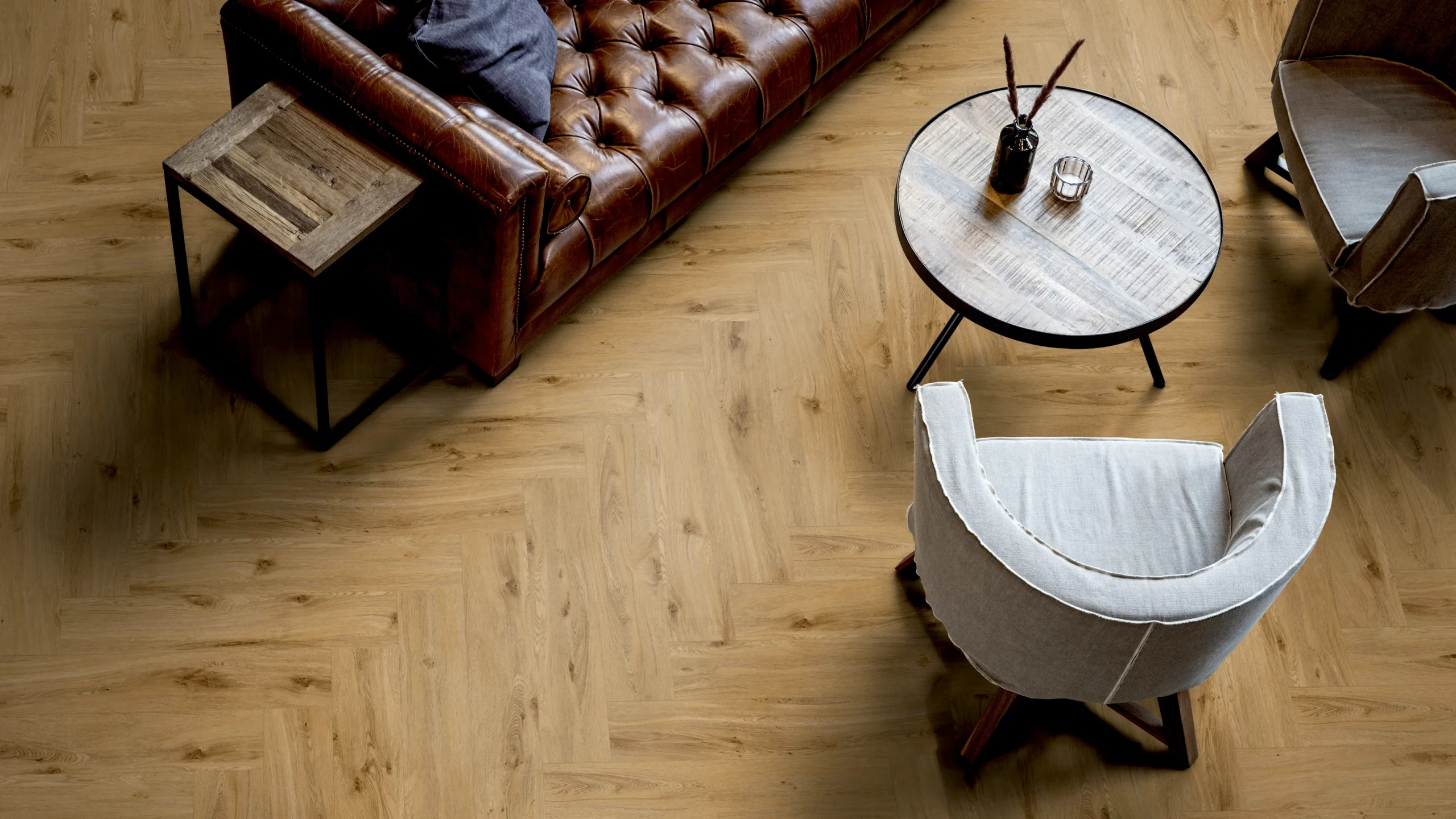 Oak York herringbone, 743 x 145 x 6 mm
