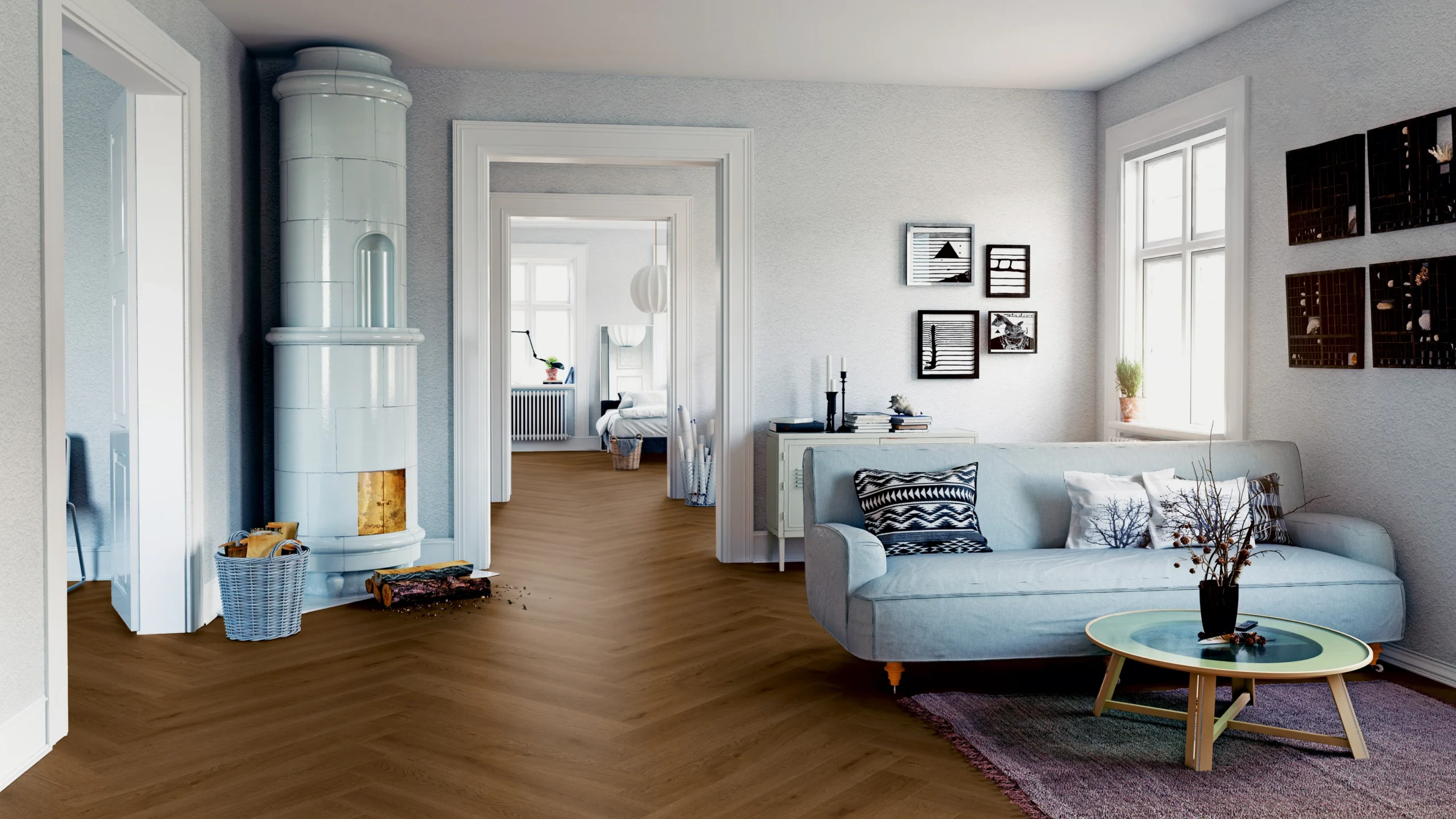 Oak Langeoog herringbone