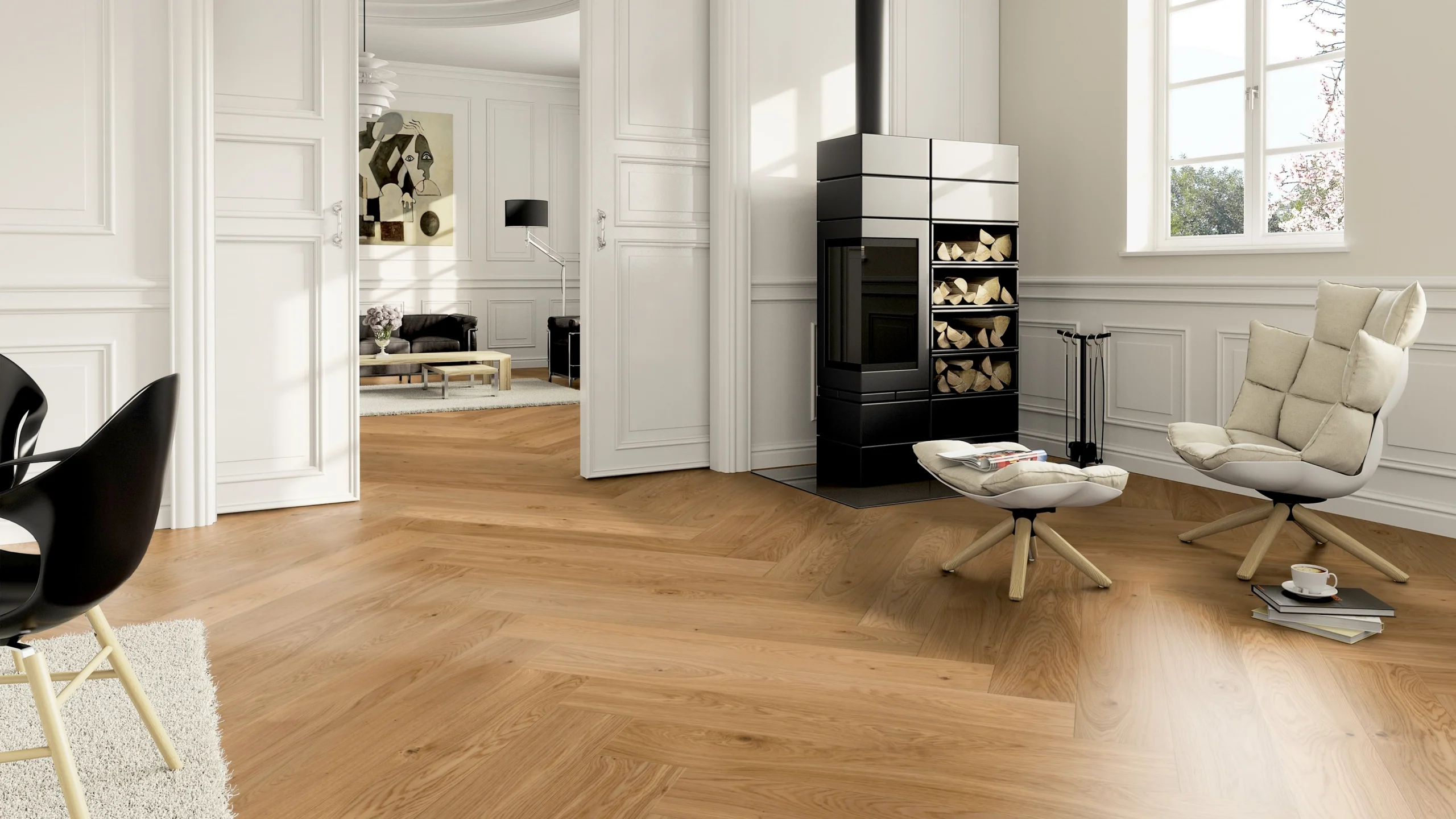 Oak Fitzroy herringbone